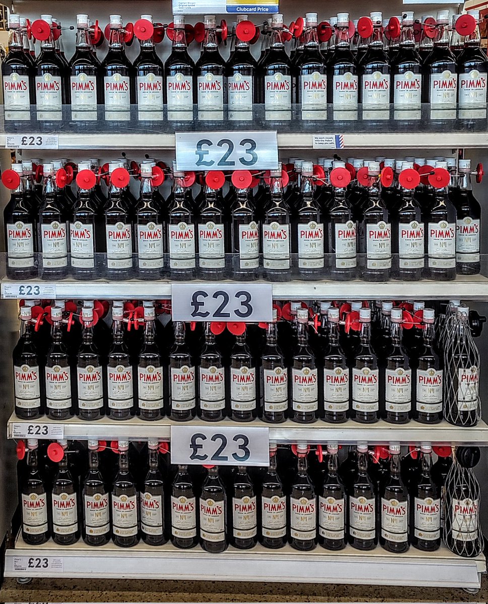 #23Everyday #day373 a wall of @PimmsGB in @Tesco #Addlestone #Surrey earlier this afternoon