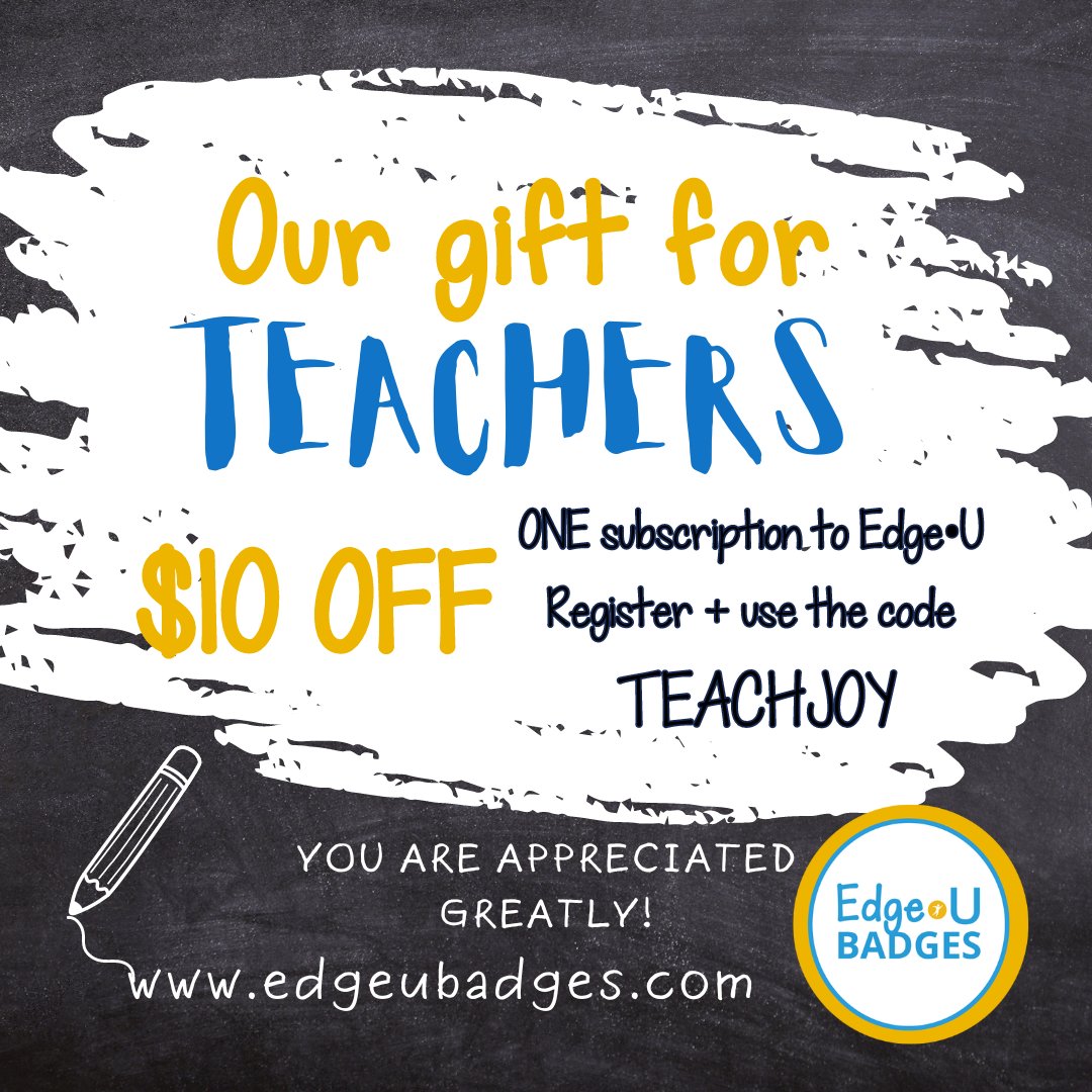 Educators, Staff, Teachers, Paras, Leaders... we know you work diligently...tirelessly. At #edgeu our team has been there. We are repurposed educators who are here to provide a pathway for YOU like we experienced with microcredentials + PD learning that gave us VOICE + CHOICE.…