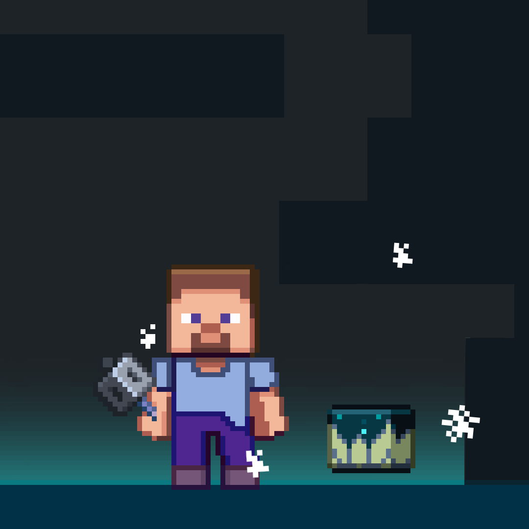 El mazo (mace) es un arma nueva que llega en la actualización Tricky Trials.🔨

Cuanto más alto caes, más fuerte golpeas (o mueres). ¡Ponla a prueba este verano en un warden cercano!