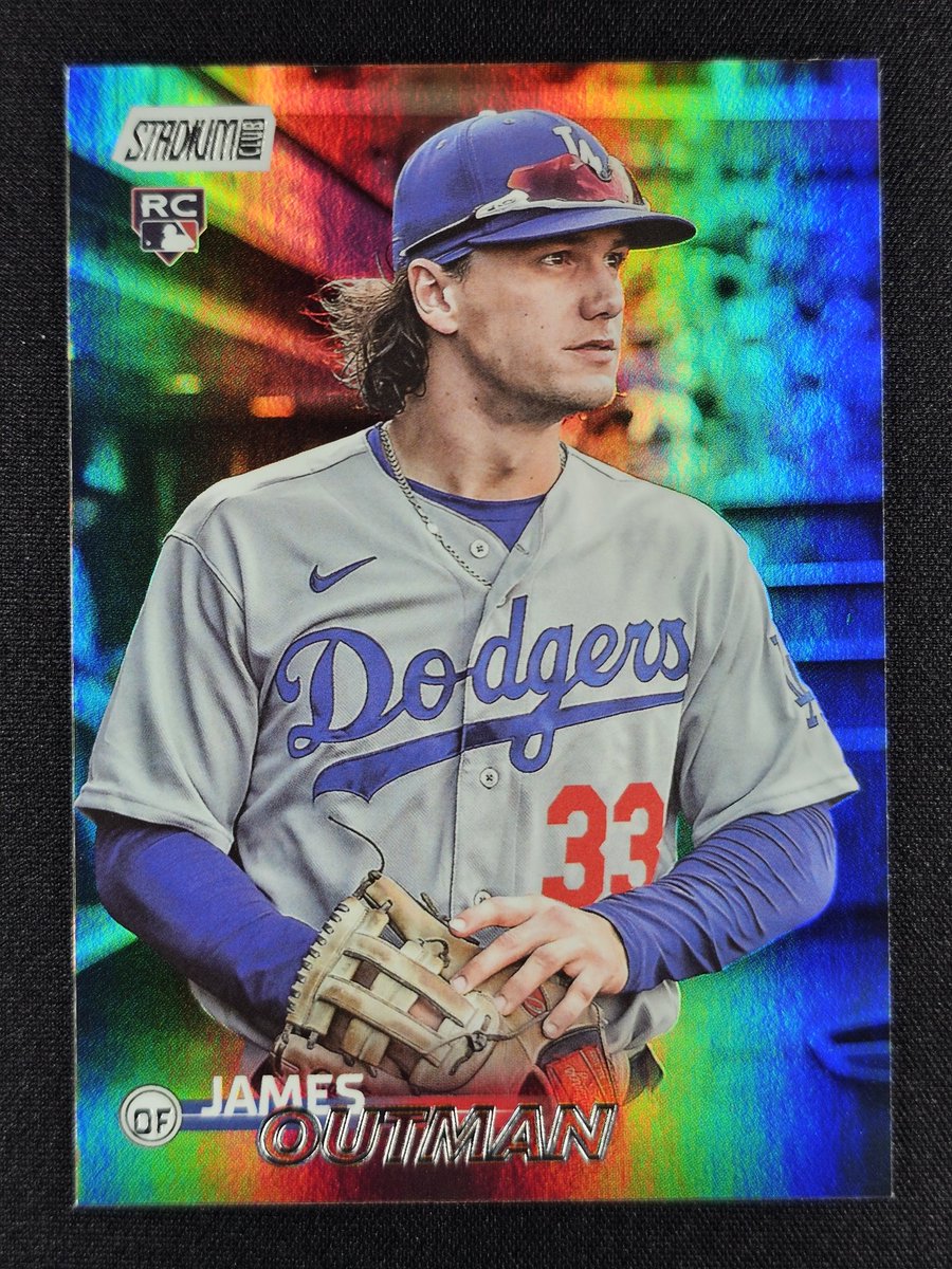 #tankstax til TONIGHT! $4 flat shipping

James Outman 2023 stadium club rainbow foil rc /25

$40