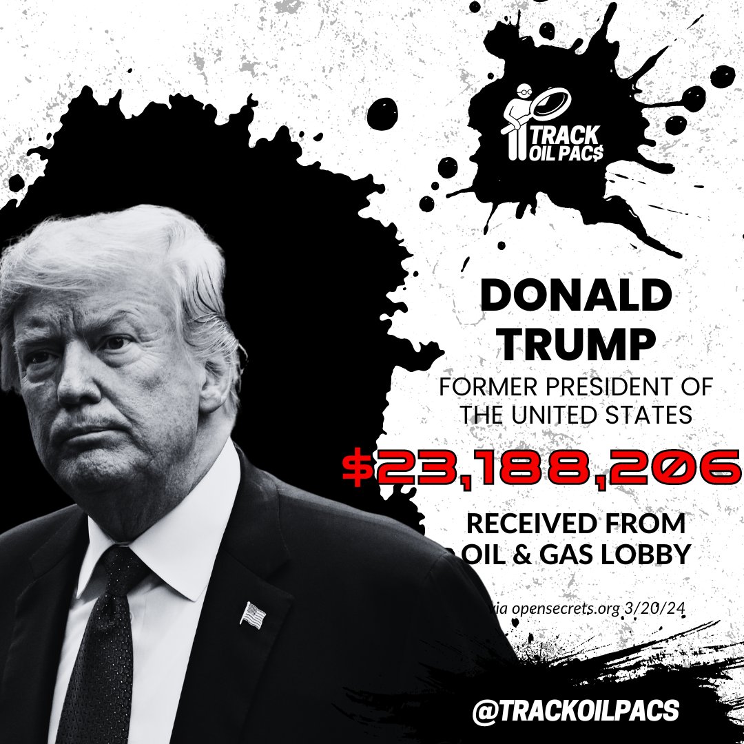 Americans are having collective amnesia about how profitable the Trump Presidency was for Big Oil &amp; how much irreversible damage it caused to our planet.

Mr. Quid pro-quo asked the oil industry to bankroll his failing campaign with $1 billion, in return he would roll back many