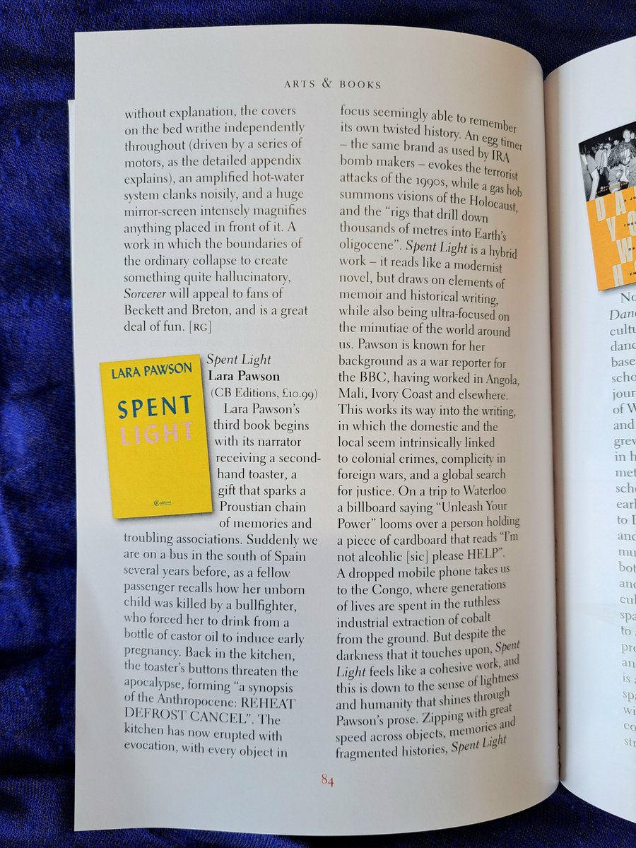 For the new issue of @idler I wrote about two mind-expanding novels recently published by @prototypepubs and @CBeditions. Both are really fantastic books, order them from your local independent bookshop!
