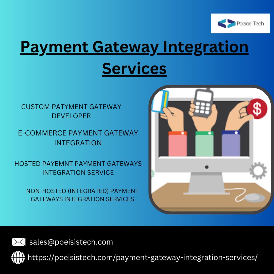 PoeisisTech's tweet image. "Unlock seamless transactions with our expert payment gateway integration services. Elevate your business today with PoeisisTech."
🌐-poeisistech.com/payment-gatewa…
#paymentgateway #paymentsolutions #payments #digitalpayments #poeisistech #paymentsolution #onlinepayments