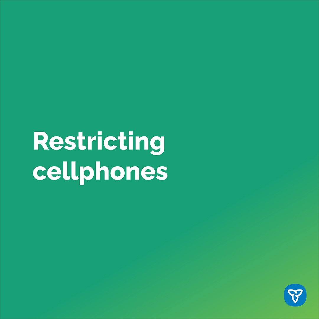 📢 Introducing NEW restrictions on cellphones. Starting Fall 2024: 🔹 Students from Kindergarten to Grade 6 must keep phones on silent and out of sight for the full school day. 🔹 Students in Grades 7 to 12 must not use phones during class time. ontario.ca/page/our-code-… #OntEd
