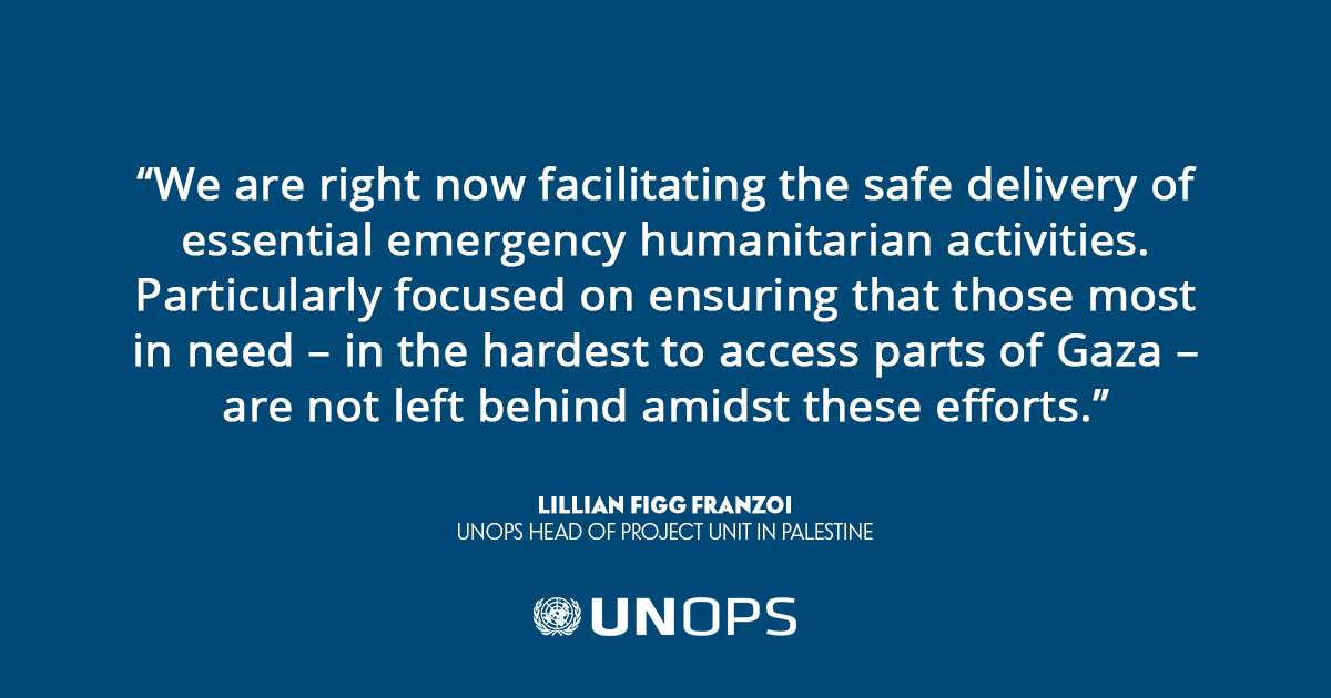Ongoing conflict combined with a pervasive threat of landmines & unexploded ordnance make conditions in #Gaza all the more desperate – & hinder the safe delivery of humanitarian aid. With partners, we’re responding to the complex challenges: bit.ly/44m0Fla