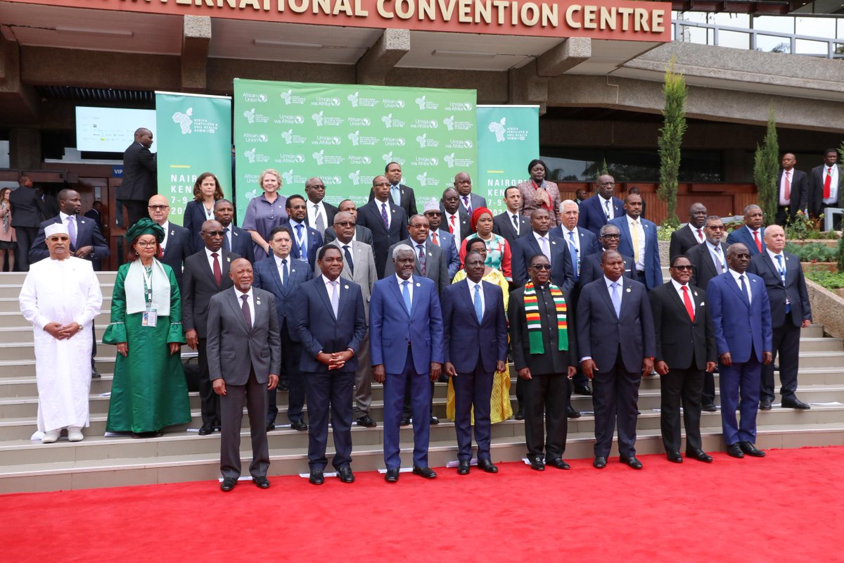 His Excellency @DrNangoloMbumba of Namibia joins fellow African Leaders at the launch of the High Level Mediation for South Sudan at State House, Nairobi The talks, which are being hosted by Kenya, are being spearheaded by President William Ruto as Chairperson of the Nairobi…