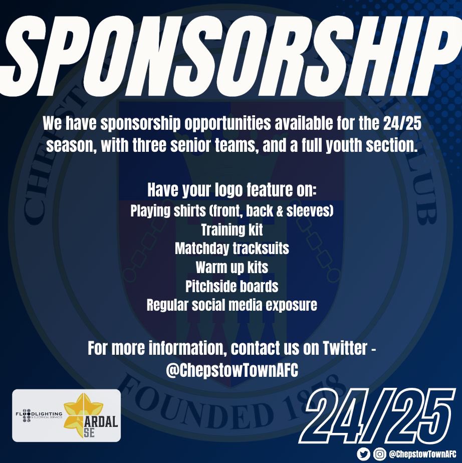 With the season drawing to a close, plans are already taking place for next season. 

If any companies or individuals would like to get involved and support our club then please get in touch. 

All help would be greatly appreciated. 

#CTAFC 

💙🤍