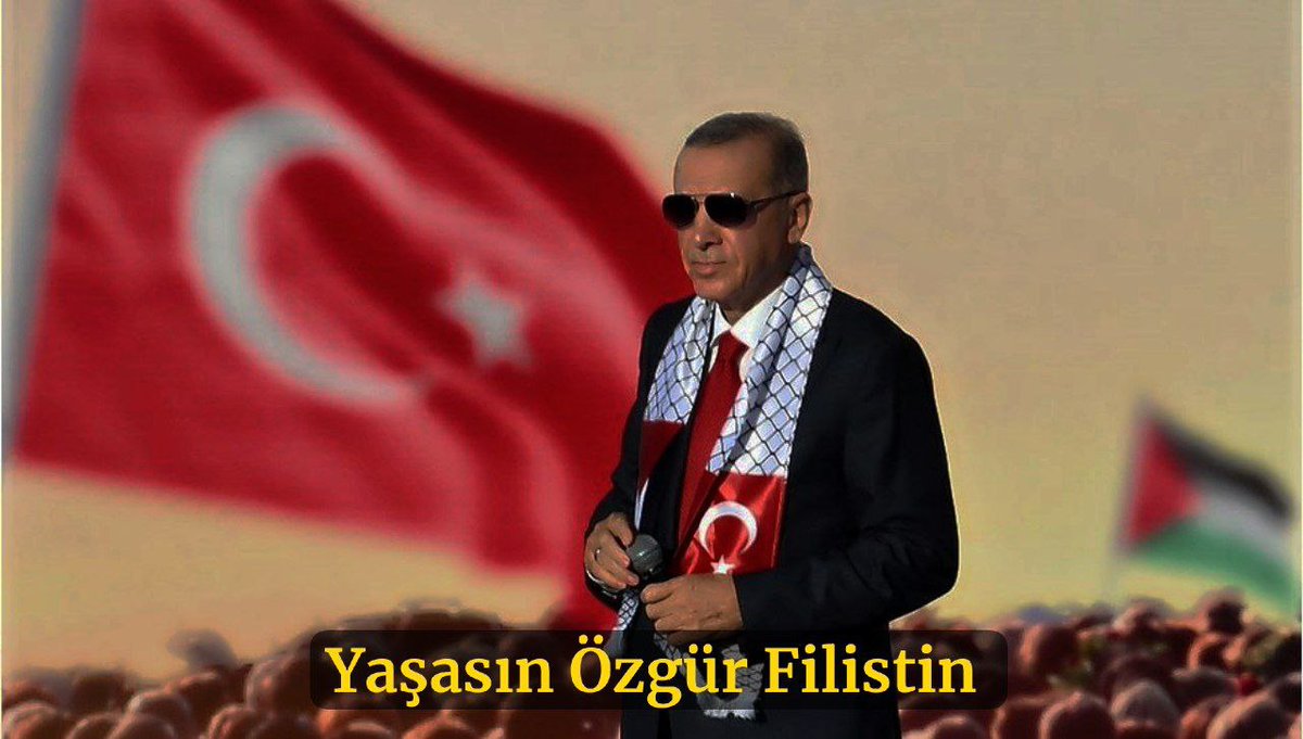 Cumhurbaşkanımız Recep Tayyip Erdoğan: 'Allah ömür verdikçe Filistin halkının sesi olmaya devam edeceğim' Yaşasın Özgür Filistin