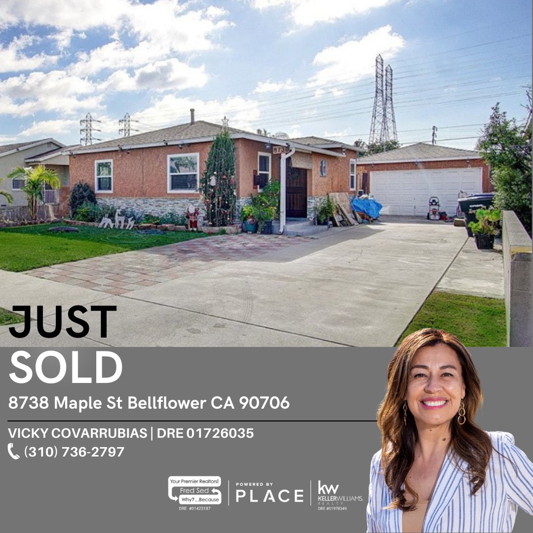 Success story in Bellflower! 🏡 Thrilled to announce the sale of this cozy 3 bed, 2 bath single-family home. Congratulations to the new homeowners! 🎉 . . . #JustSold #BellflowerRealEstate #HomeSweetHome #RealEstateSuccess