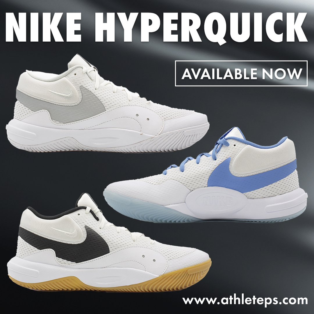 NEW NIKE RELEASE💥 Introducing the game-changer in volleyball footwear: the new Nike Hyperquick volleyball shoe! Elevate your performance with unmatched speed, agility, and control on the court.  Shop from @AthletePS to get your first pair! athleteps.com/nike-hyperquic…