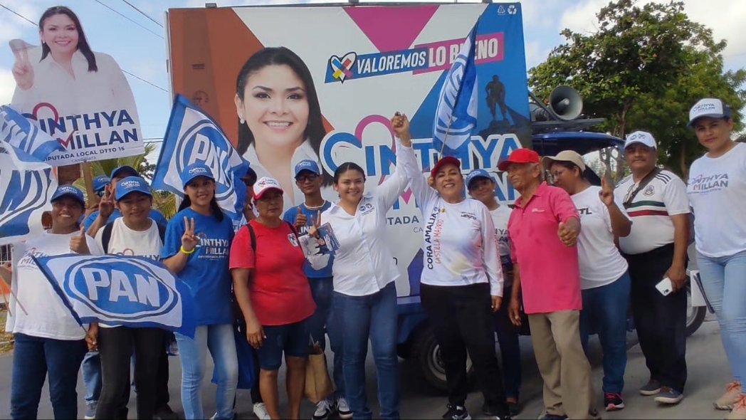 CinthyaMillan (@cinthyamillan7) on Twitter photo Recorriendo el #DistritoChetumalYCosteras con nuestra candidata a Diputada Federal <a href="/coraamaliacm/">Cora Amalia Castilla</a>✌️
Estamos haciendo equipo para trabajar con #FuerzaYCorazón por #QuintanaRoo💙❤️💙❤️
Este 2 de junio VOTA por #CinthyaMillan🗳️
💙❤️💙💙❤️💙 Recorriendo el #DistritoChetumalYCosteras con nuestra candidata a Diputada Federal <a href="/coraamaliacm/">Cora Amalia Castilla</a>✌️
Estamos haciendo equipo para trabajar con #FuerzaYCorazón por #QuintanaRoo💙❤️💙❤️
Este 2 de junio VOTA por #CinthyaMillan🗳️
💙❤️💙💙❤️💙
