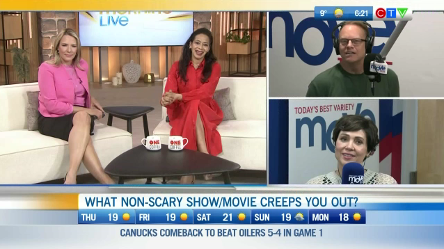'What non-scary TV show or movie creeps you out?' 😨📺 @Move1035Van Morning Show Hosts, @nathunter1035 & @DrewSavage of The @NatandDrew Show join CTV Morning Live to share the Random Question of the Day! bc.ctvnews.ca/video/c2919050…
