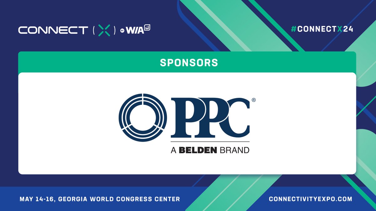 We're proud to be a sponsor of #ConnectX24! Who else will be there next week? @ConnectX_USA