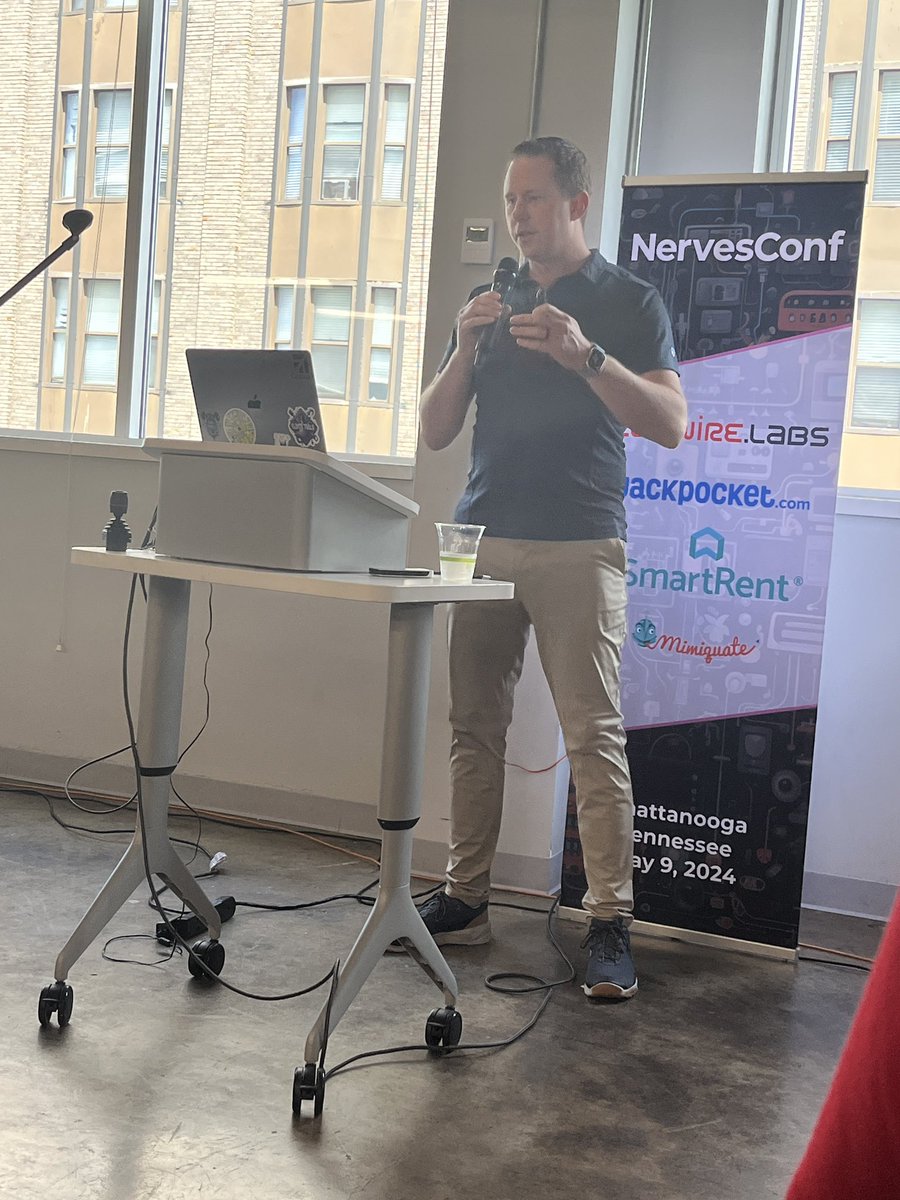 takasehideki's tweet image. building autonomous boat with @elixirlang ecosystem including @NervesProject , talked by @pkinney
super fantastic!! #NervesConf #GigCityElixir