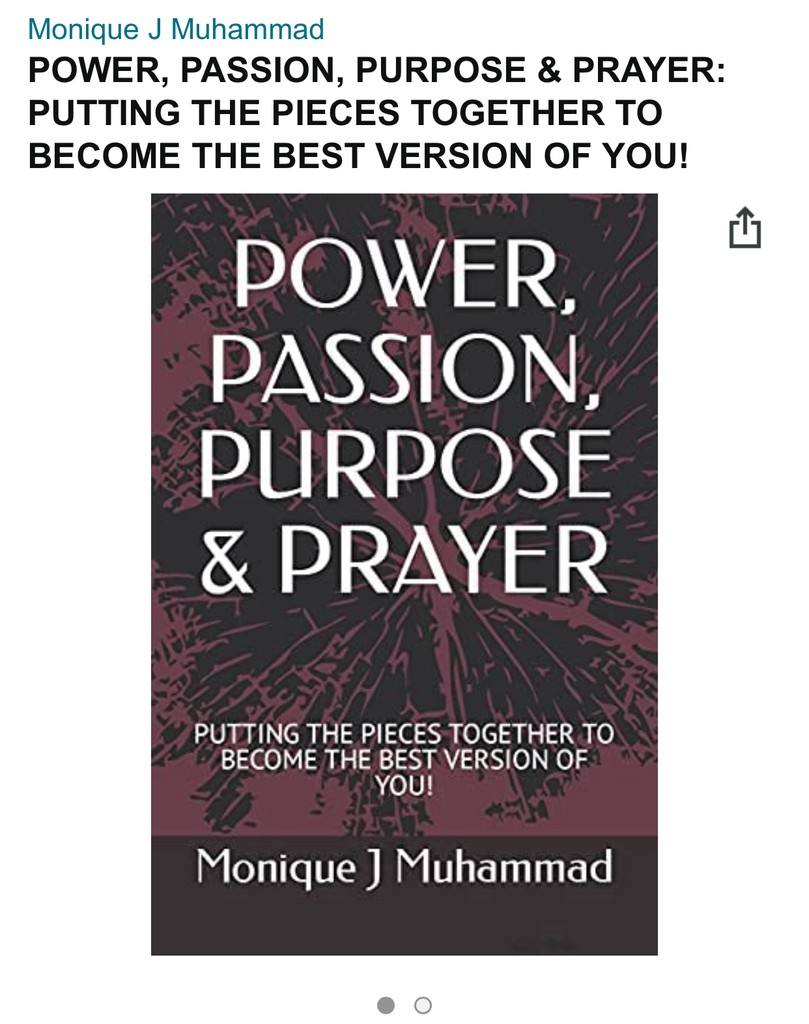 Grab my #SelfHelpBook that is the first book in its series using the 4P's recipe to use your Power, Passion to find your Purpose while understanding the importance of remaining in Prayer. Available on Amazon & Apple iBooks! linktr.ee/moniquejeceo #Author #Speaker #Selfhelpbooks
