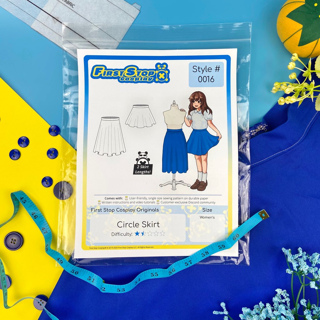 The circle skirt is the perfect project to start sewing your own skirts in all your favorite colors and patterns. We will walk you through it with clear and easy-to-follow instructions and video tutorials 💙
#circleskirt #learntosew #sewing #sewingpattern

l8r.it/07pc
