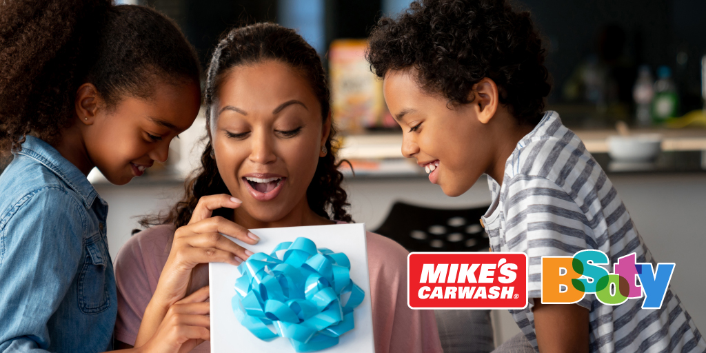 Still searching for the perfect Mother's Day gift? 🌸 Treat Mom to the gift of a gleaming ride with a Wash Book from Mike's! ✨ Buy 4 Washes, Get 2 FREE on all Wash Books! Help Mom keep her wheels shining bright! ❤️ Buy at any of our Mike's locations.