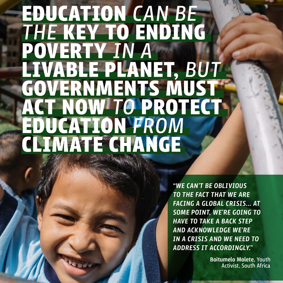 Governments need to act now to increase the capacity of #education systems to adapt and cope with these increasingly prevalent extreme weather events. We owe it to the next generation! Blog: wrld.bg/bpUM50Rwi2Q @sergiovm1989 @shwetlena @LaraNSchwarz #InvestInPeople