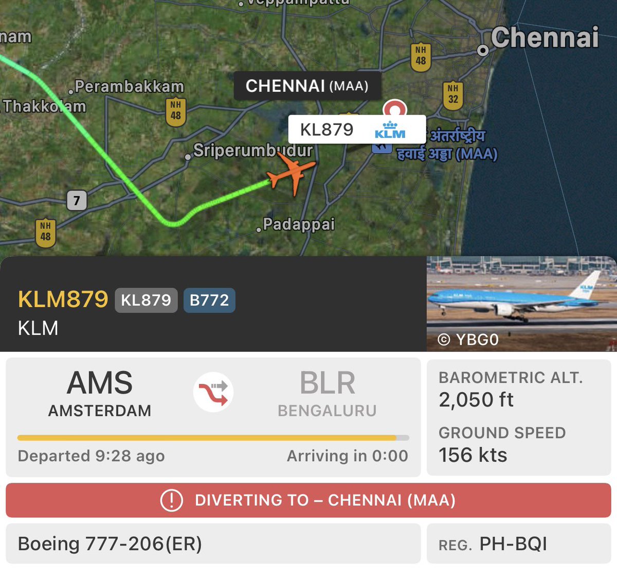 After probably decades or so a KLM is arriving at Chennai albeit a diversion from Bengaluru due to weather.

I remember occasionally seeing a KLM Cargo B747 at Chennai around the years of 2010 or so.

#aerowanderer #aviation #KLM #b777 #chennai #chennaiairport #bengaluru