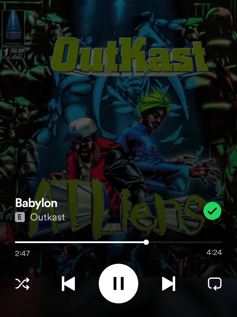 The fact that Outkast made this masterpiece of rich music during the Eastcoast/Westcoast beef in 1996 is a testament to their skill set. I was there and walked to the record store to get the CD on a Monday, a day before it came out in 8th grade 👌🏾😍✨️