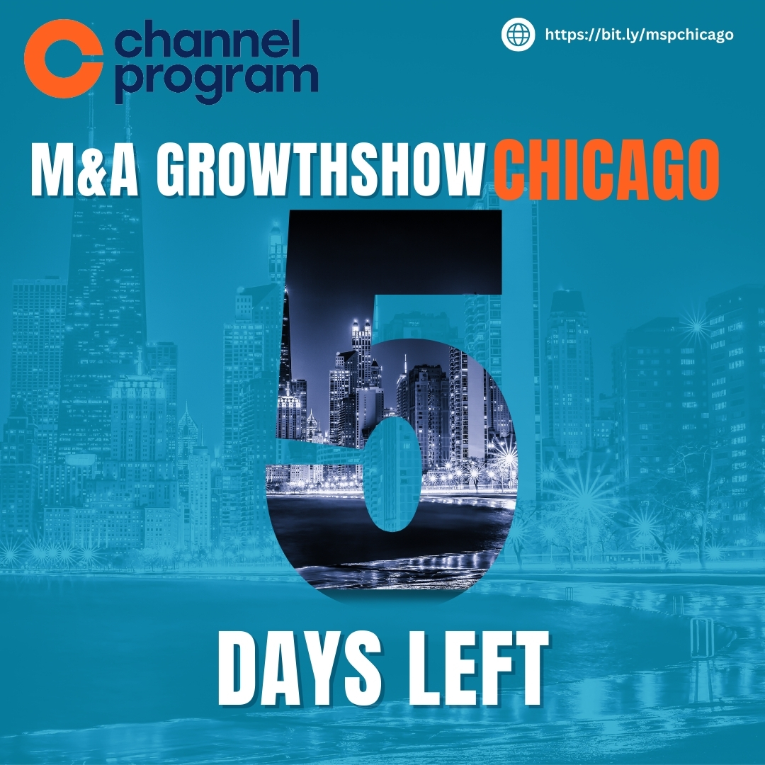 Only 5 days left until the MSP M&A GrowthShow! Get ready to unlock the secrets of successful acquisitions and navigate the tech landscape. Don't miss out on this opportunity to elevate your MSP. Secure your spot now: ow.ly/8bCU50RxG0X
