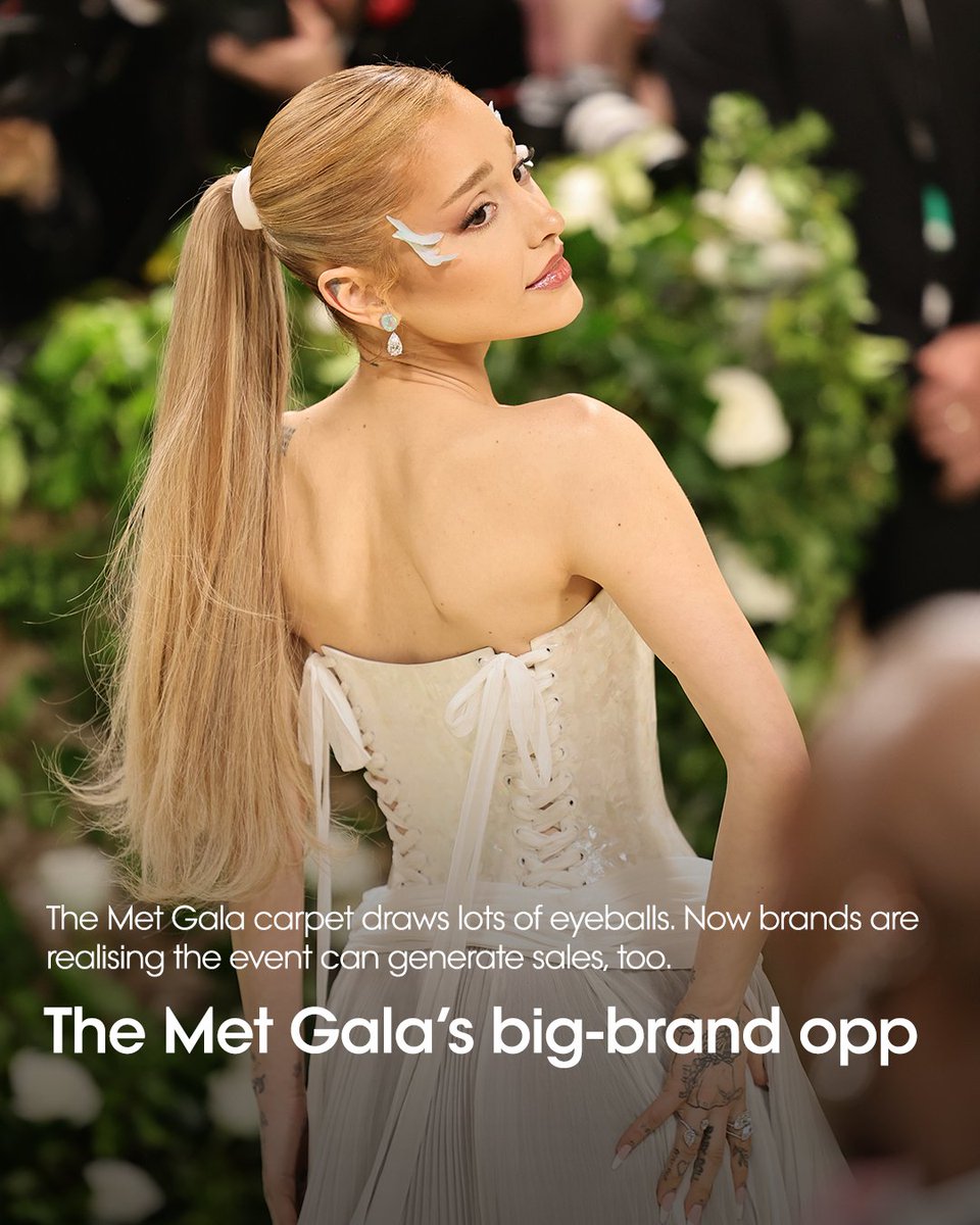 The #MetGala is one of fashion’s biggest nights, and brands are capitalising on the heightened attention beyond the event itself. trib.al/fYlGxQB