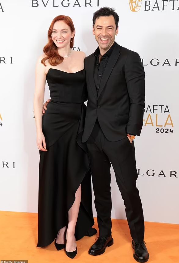 Oooo! I see both #AidanTurner and #EleanorTomlinson are presenters at the Bafta TV Awards on Sunday (12 May). You can watch on BBC One and iplayer from 7pm. #Poldark Getty Photo from BAFTA Gala Feb 2024 bafta.org/media-centre/p…