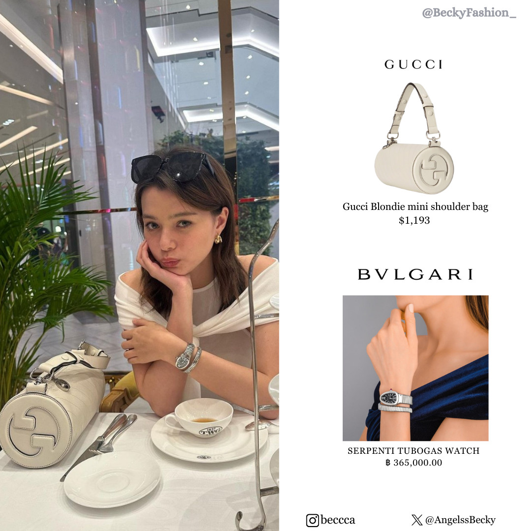 090524 | IGS beccca @AngelssBecky with bag from #GUCCI brand and #Bvlgari watch @gucci @Bulgariofficial #Beckysangels