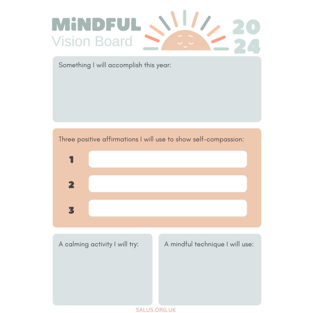 Let's wrap up our mindfulness journey with a nice activity! 🌟✨ Take a moment today to create your own vision board. Whether you jot it down, visualize it, or type it out on your phone, it's a great way to set intentions. 💭 #VisionBoarding #MindfulnessJourney