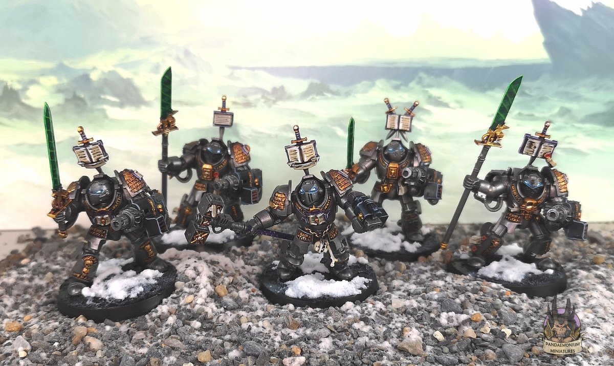 Final Grey Knights to finish the current set - most are additions for existing squads #miniaturepainting #wargaming #wh40k #WarhammerCommunity #wepaintminis #commissionsopen