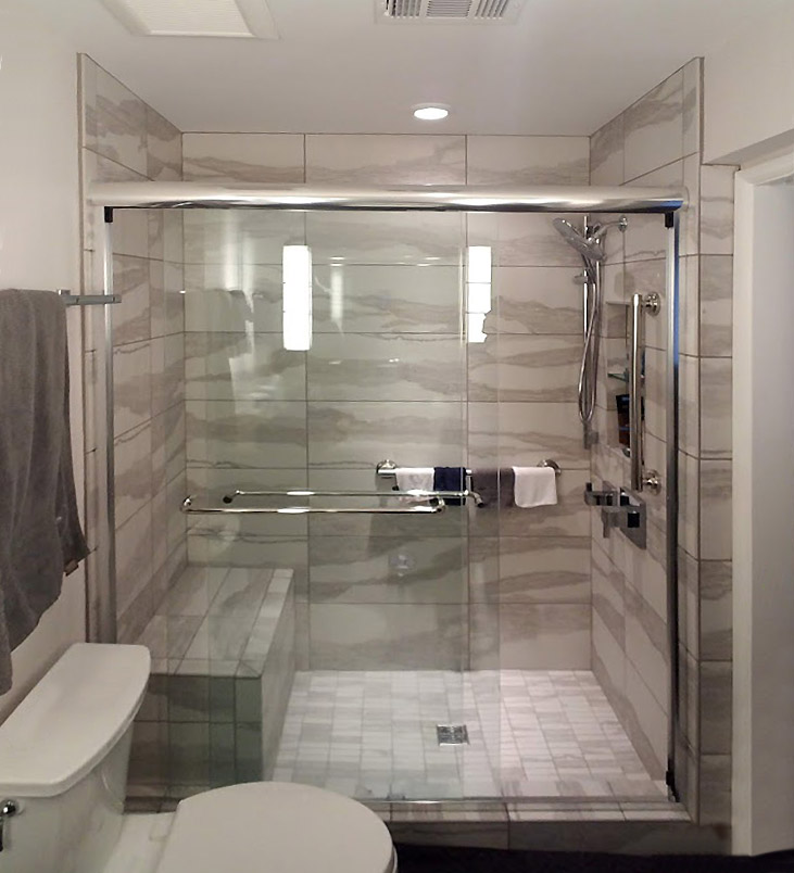 It is important to find companies you can trust to bring you the highest quality product and service. If you live in the Northern Virginia area and are considering updating your bathroom with new shower doors or adding interior glass walls to your home, call ABC at 703-257-7150!