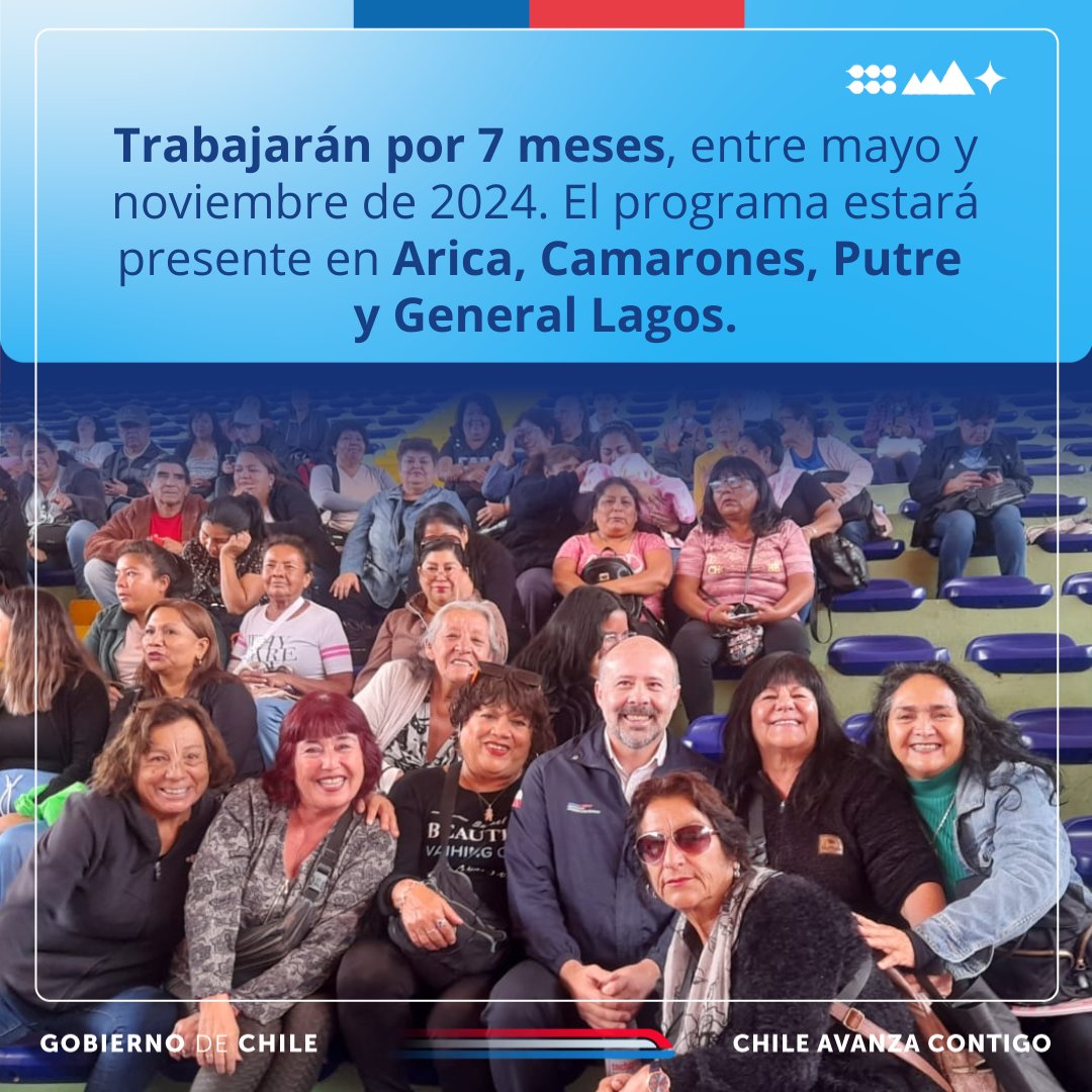 🍃👏 CONAF en la Región de Arica y Parinacota lidera el programa SOL, que beneficiará a 823 personas, para la contratación de media jornada laboral con el propósito de realizar diferentes tareas en el ámbito silvoagropecuario. 👩‍🦰 El 90% de sus participantes son mujeres.