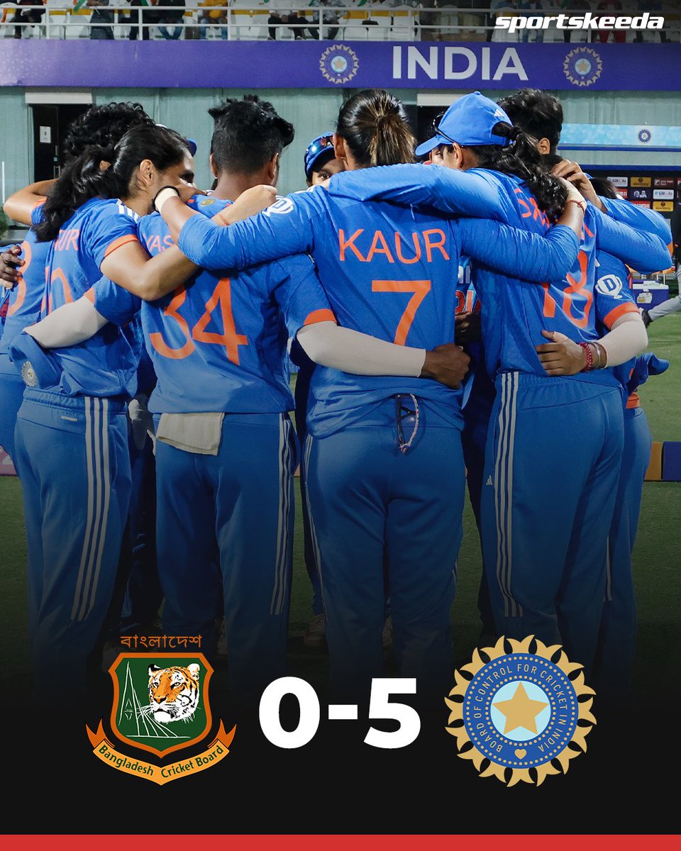 India completed a 5-0 T20I series sweep against Bangladesh in Sylhet, Bangladesh. 🇮🇳💪

A big boost for India ahead of the T20 World Cup. 🏆

#BANvIND #CricketTwitter