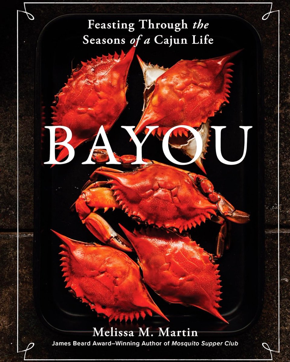 I did a thing! I wrote a new cookbook! BAYOU: FEASTING THROUGH THE SEASONS OF A CAJUN LIFE hits bookstores September 24, and I’m signing every copy you preorder from my local shops  @TheGDBookShop district bookshop and @octaviabooks.
