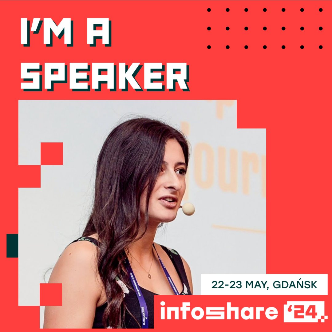 Hey everyone! On the 22nd-23rd of May, I'll be speaking in @infosharepl, if you are there I'd love to meet you in person! 🚀