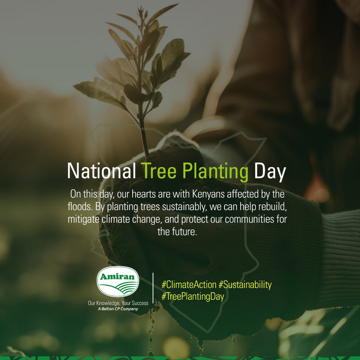 Happy National Tree Planting Day. We will be open on Saturday the 11th May. #ClimateAction #Sustainability #TreePlantingDay