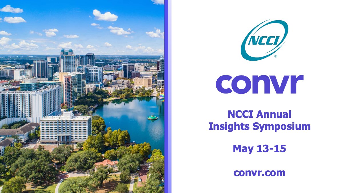 Look for Convr CMO Fanette Singer at @NCCI Annual Insights Symposium in Orlando, Florida next week. She'll be meeting with workers compensation executives, where we're meeting with partners and friends to discuss our Convr AI Underwriting Workbench. #ai #ml #saas #data #datalake