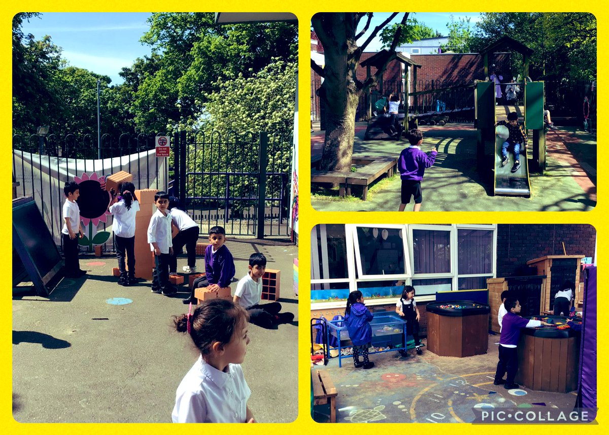Reception have been really enjoying outside learning this week in the glorious sunshine ☀️ #thinkbig #weareeact
