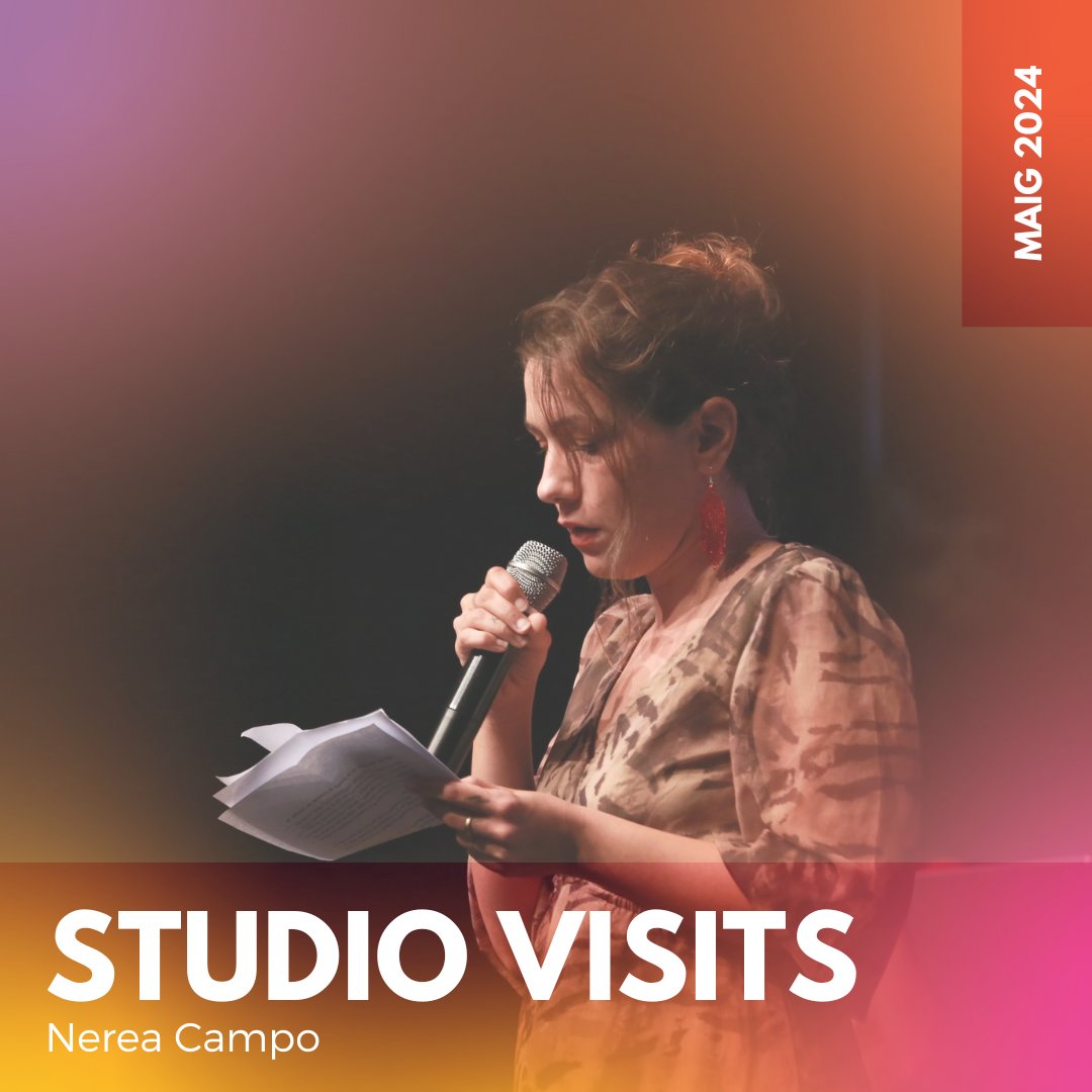 EspaidArtsRU's tweet photo. #STUDIOVISITS
Avui ens visita Nerea Campo, directora d'@acobert_, membre de la junta directiva de @xarxaprod i curadora emergent
➡️ El programa de #Studiovisits connecta els i les artistes residents del centre amb professionals del sector, per donar visibilitat al seu treball https://t.co/jzDQQJbh99