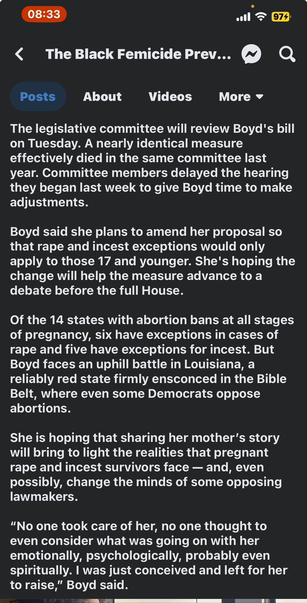 #Louisiana #Law #LA #ROEvWADE #Abortion #AbortionBan #ProChoice #ReproductiveHealth #ReproductiveRights #Statutory

This shit is fucking crazy. I don’t see how them simpleton mfs are that god damn dense.

local10.com/news/national/…