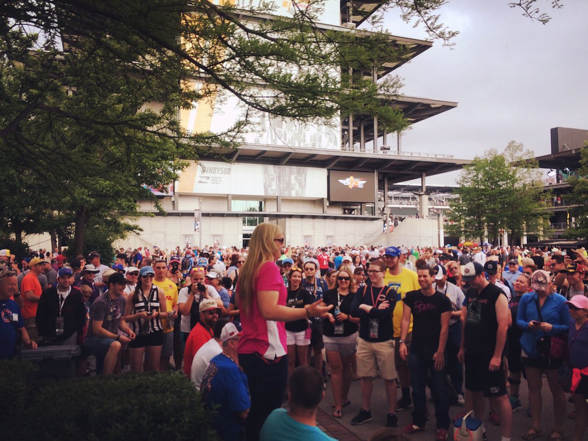 Anyone for a #GPofIndy #RaceDay tweet-up? (Yes, I’m still calling it that! 😂) 🗓️ Saturday 2:30 📍 Pagoda Plaza @IMS I’ll have @ShiftUpNow cards and #24hNBR cards from last year and a sharpie! Come find me! 😁