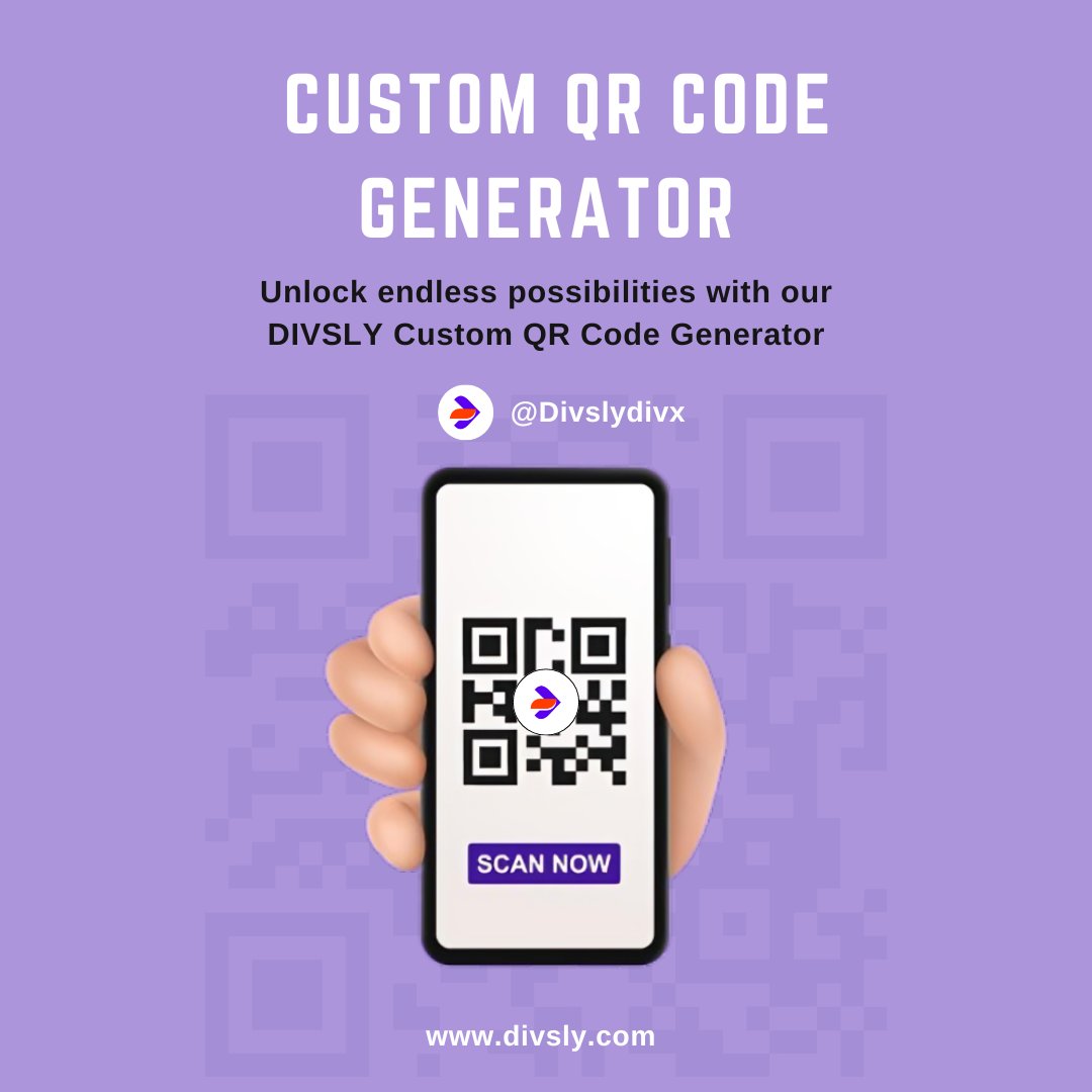 divslyllp's tweet image. Elevate your branding with our Custom QR Code Generator. for free visit👇
//divsly.com/?utm_source=Twitter&amp;amp;utm_medium=Alice&amp;amp;utm_campaign=Branding

#CustomQRCode #CustomQRCodegenerator #qrcodemagic #QRCodeScanner #divsly #qrcodesign #qrcoderevolution #qrcodegenerator #urlshortener