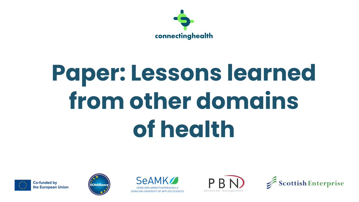 One of the aims of #CONNECTINGHEALTH is to explore the opportunities for the #DigitalHealth industry in 🇪🇺 & beyond. 🗞️This paper explores the opportunities across the five domains of health: public, urban, environmental, occupational and mental health➡️echalliance.com/wp-content/upl…