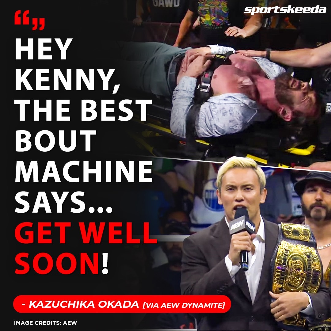 The Okada vs. Omega feud is going to be generational 😮‍💨🔥 #AEW #AEWDynamite #KazuchikaOkada #KennyOmega