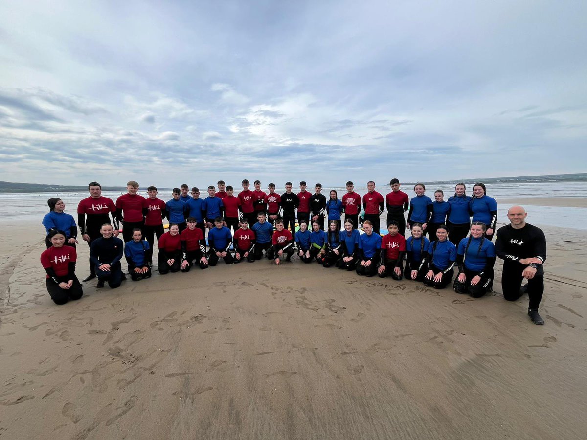 Our TY’s enjoyed a brilliant day surfing in Lahinch today! #LCETB #fitforlife