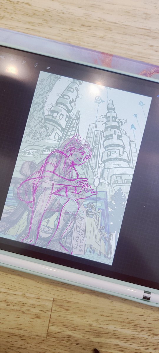 Allez on passe au crayonné sur papier aujourd'hui !
twitch.tv/evhell <a href="/WeekAndArt/">Week And Art</a> #wat2024