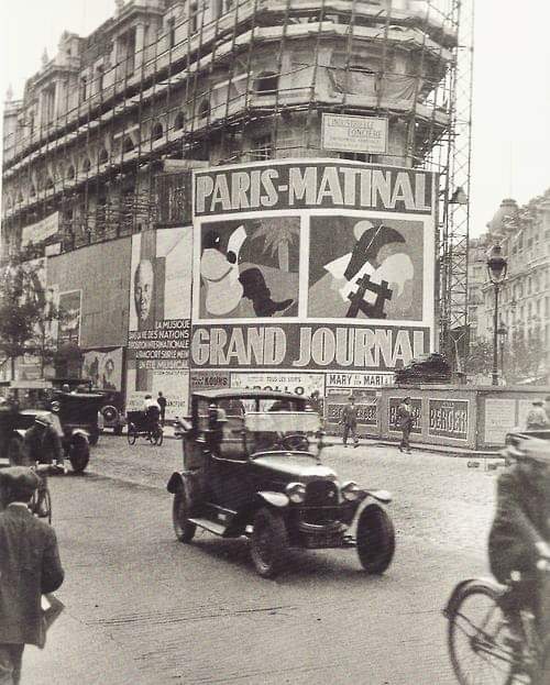 Germaine Krull. Paris-Matinal, Richelieu-Drouot 1927.
