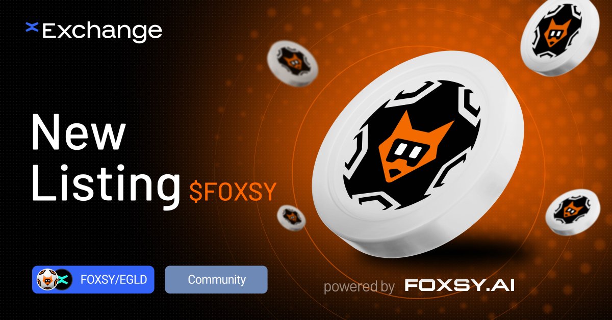 foxsy_ai's tweet photo. Hello #foxfrens! 💙 🦊💙

The time has come for you all to get involved and support the advancement of AI & robotics via web3 technology & culture:

✅ Pre-Launch completed: discovered price (0.00028 EGLD / $FOXSY)
✅ Listing price decided: 2.5x pre-launch discovered price (0.0007 EGLD / $FOXSY)
✅ Liquidity pool created: ~$165k initial liquidity (2100 EGLD x 3,000,000 $FOXSY)
✅ LP locked: 180 days
⏳ Swap enabled: trading starts 📅 May 9th 14 UTC

Good luck! 🍀