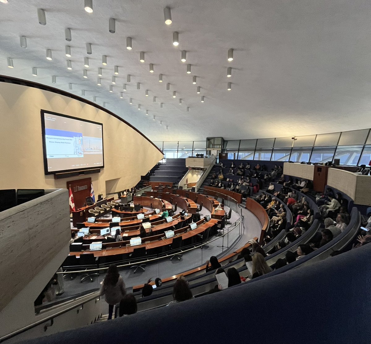 Excited to be at the Women's Entrepreneurship Forum 2024 at Toronto City Hall! Looking forward to discussions about women shaping global business