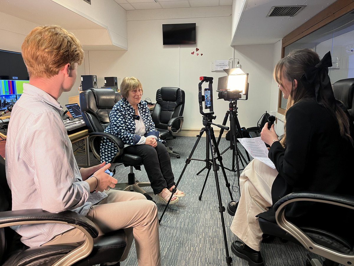 UEA Journalism (@uea_journalism) on Twitter photo Great to meet former BBC director Dame Jenny Abramsky today as she takes up her role as <a href="/uniofeastanglia/">UEA</a> Chancellor. Here she is being interviewed by student journalists <a href="/BethanAlysRush/">Bethan Rush</a> <a href="/CameronNoble04/">Cameron Noble</a> and <a href="/SophieBrooks100/">Sophie Brooks</a>. Great to meet former BBC director Dame Jenny Abramsky today as she takes up her role as <a href="/uniofeastanglia/">UEA</a> Chancellor. Here she is being interviewed by student journalists <a href="/BethanAlysRush/">Bethan Rush</a> <a href="/CameronNoble04/">Cameron Noble</a> and <a href="/SophieBrooks100/">Sophie Brooks</a>.
